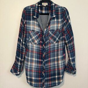 Cloth & Stone Oversize Flannel Shirt